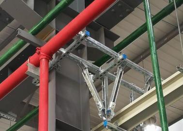 龙沙该抗震支架的整体式支吊架结构协调性好